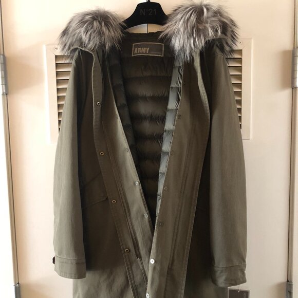 Yves Salomon Army Parka - Picture 2 of 3